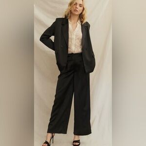 Elegant Black Satin pants size S